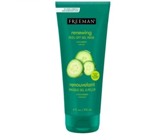 Freeman Beauty Cucumber Peel Off Gel Mask 175ml Renewing ,Refresh & Clarify Skin - Image 2 of 4