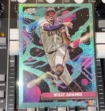 2025 Topps Cosmic Chrome Aqua Refractor S.F. Giants Willy Adames  /199 #196