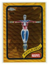 PHYLA-VELL 2025 Topps Chrome Marvel Gold Wave Refractor #78 38/50
