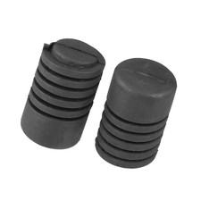 ACROPIX 2 Pcs Car Hood Rubber Bumper Stops Cushion Stoppers Black