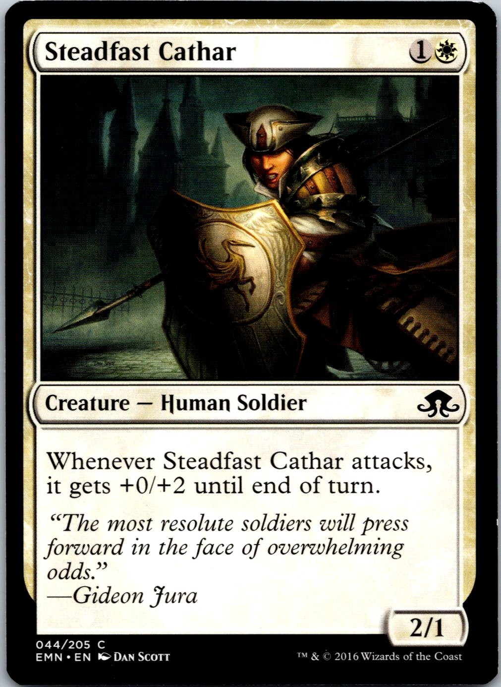Steadfast Cathar Eldritch Moon Regular