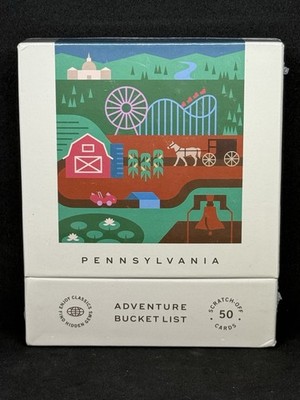 Pennsylvania Adventure Bucket List: Scratch-Off Cards for Outdoor Activities 