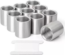 10PCS 304 Stainless Steel Cast Pipe Fitting Coupling 3/4" X 3/4" NPT Female Tool