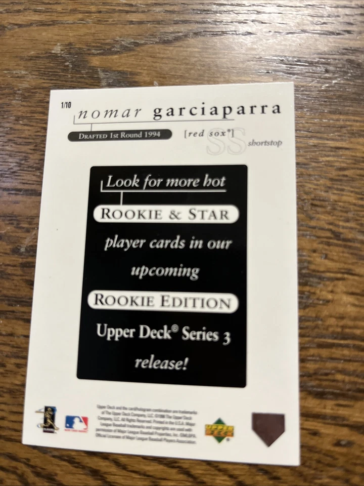 Juego completo de cartas Upper Deck Rookie Edition 1998 vista previa 1-10 Foto 2 de 4