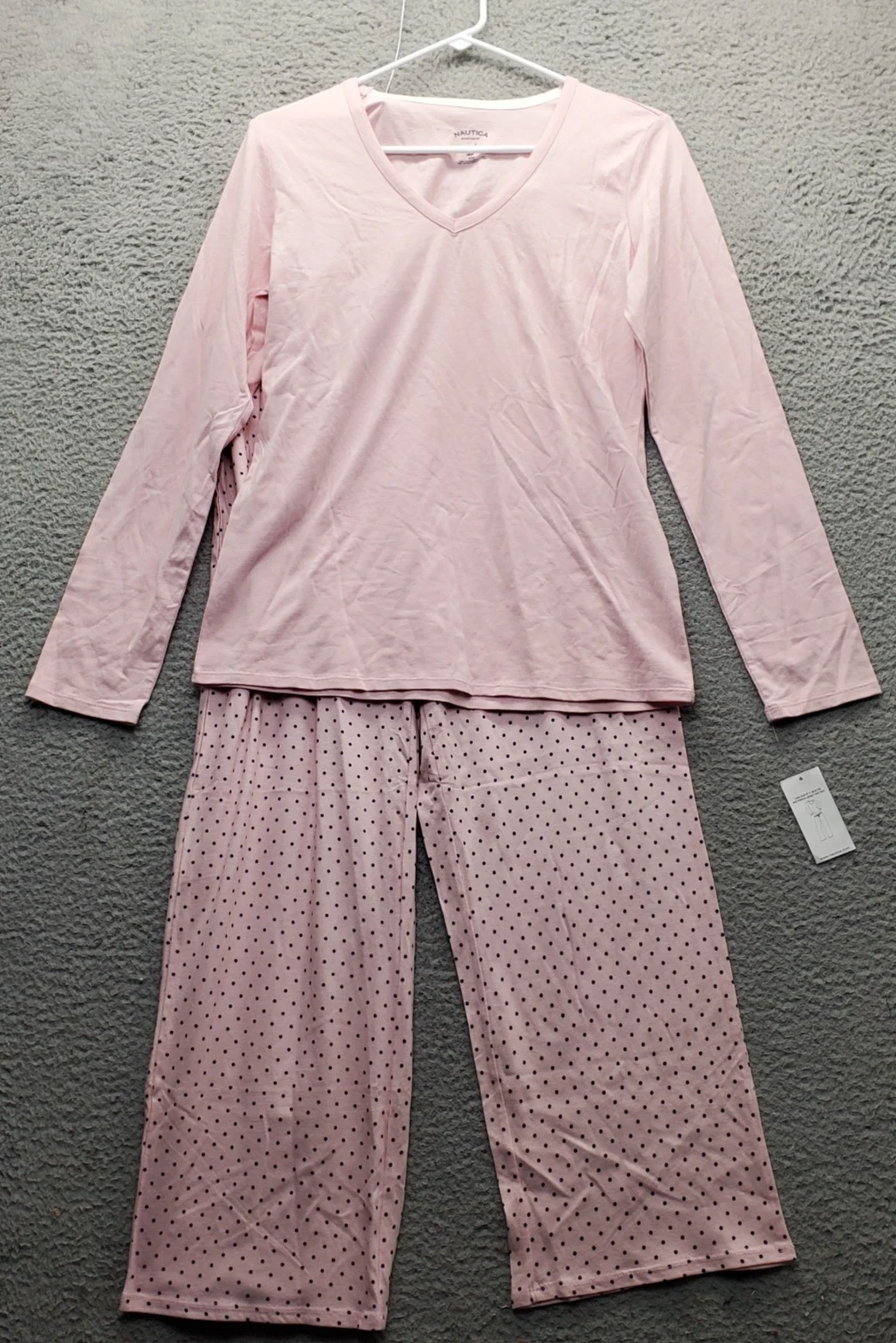 Nautica Sleepwear 2Pc Pajama Set Womens Medium Multi Long Sleeve V-Neck Pullover
Opens in a new wind