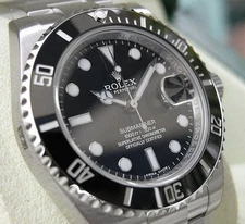 Rolex Submariner 116610 Mens Stainless Steel Black Ceramic Time Lapse Bezel 40mm