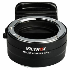 Adaptador de lente de enfoque automático VILTROX NF-E1 para lente Nikon F a cámaras Sony montura electrónica