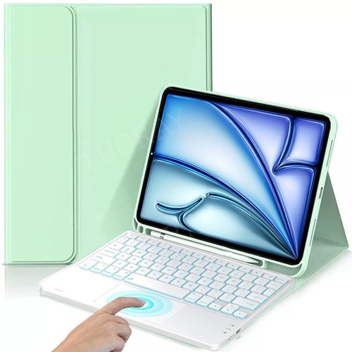 Backlit Touchpad Keyboard Case Mouse For iPad 11th/10/9/8/7/6 Gen Air 5 6 Pro 11 - Picture 7 of 46