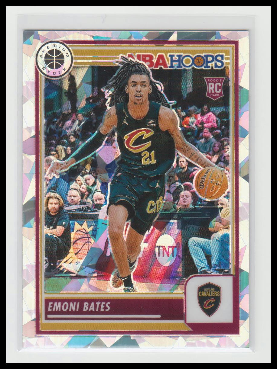 2023-24 Hoops Premium Stock Seismic Prizm Rookie Emoni Bates RC