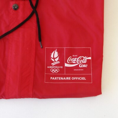 K-WAY J.O Albertville 1992 Coca Cola Rouge Taille XL Très bon état Authentique | eBay