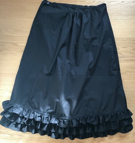 Petticoat/underskirt Late Victorian style, taffeta, maxi full length skirt, new - Picture 11 of 25