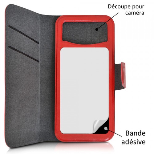 Etui le moins cher Universel S (A) (ATT-Rouge) pour Archos 40B Titanium