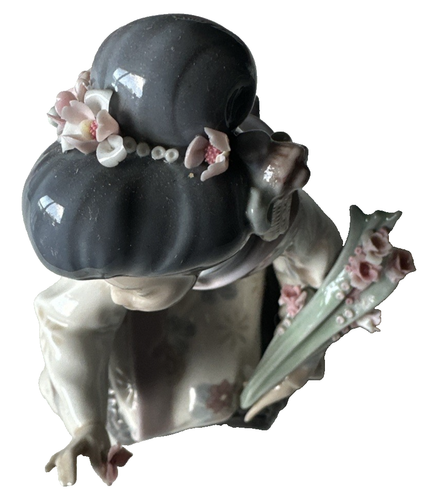 Lladro - KYIOKO #1450 Japanese Geisha Porcelain Figurine Vintage Retired - Picture 13 of 14