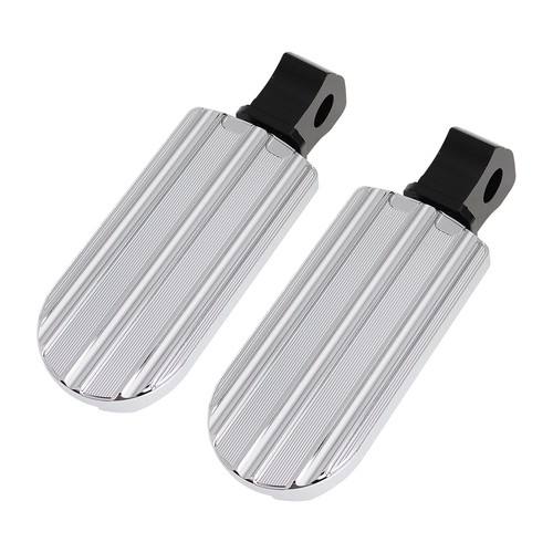 1 par de reposapiés cromados para jinete estriberas anchas para Indian Scout/Bobber 2015-2024 - Imagen 11 de 13