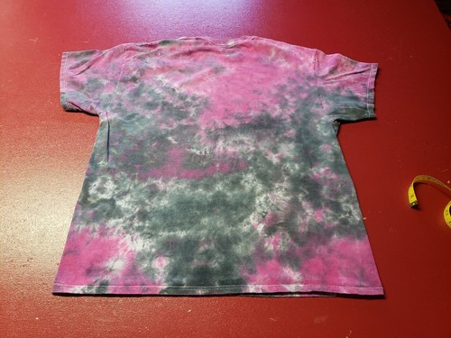 Chemistry Tie-Dye T-Shirt Cybermind Pink/Gray XL 100% Cotton - Picture 5 of 6