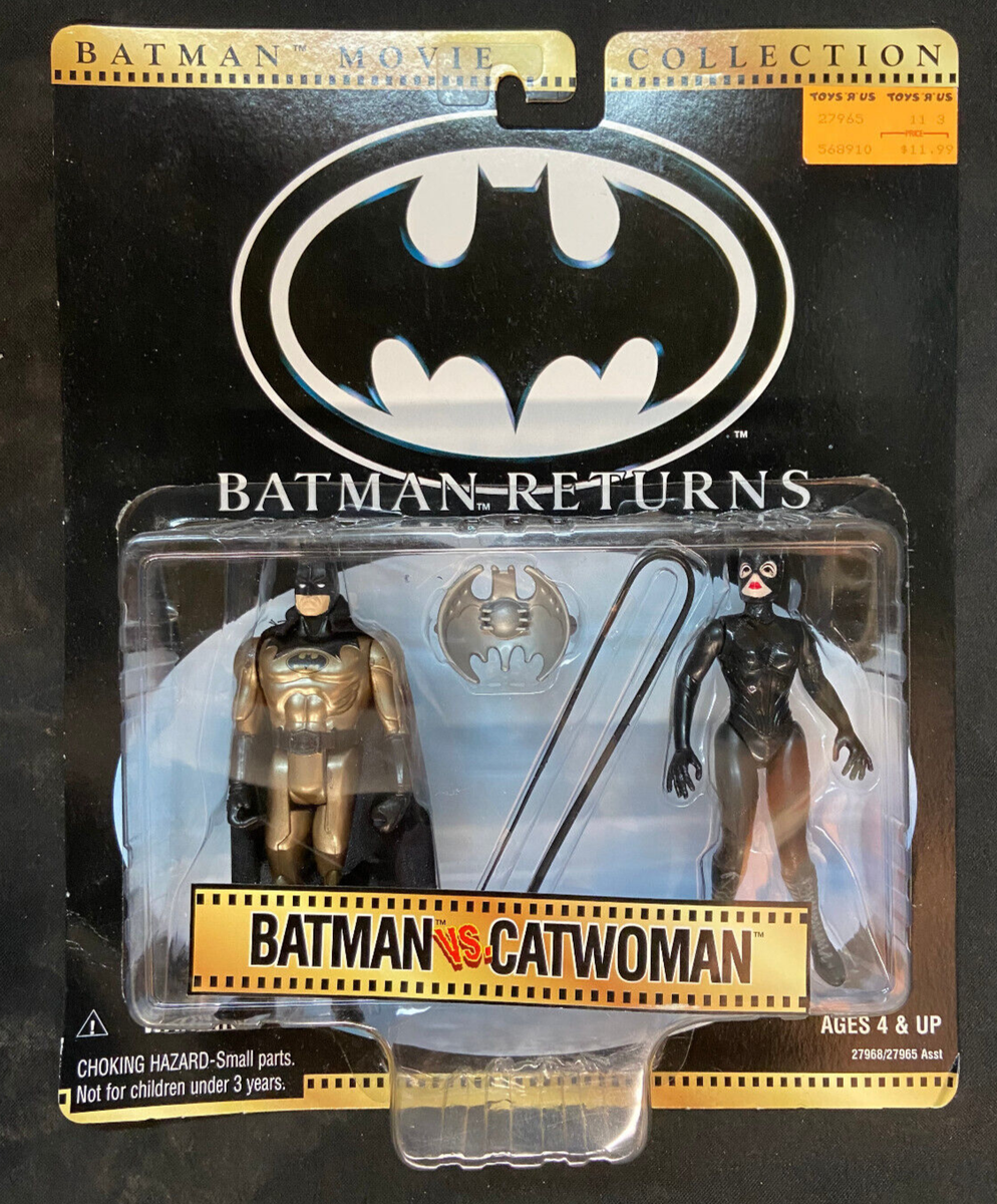 BATMAN MOVIE COLLECTION BATMAN RETURNS FIGURE 2 PACK MIB BATMAN VS 
