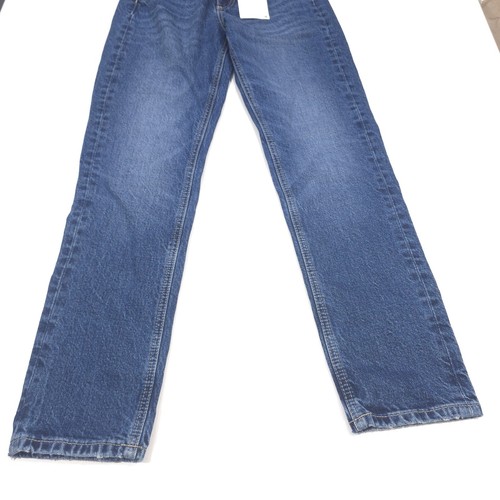 Nuevos Jeans Zara Azul Tiro Medio Largo Completo Talla 2 - Imagen 5 de 9
