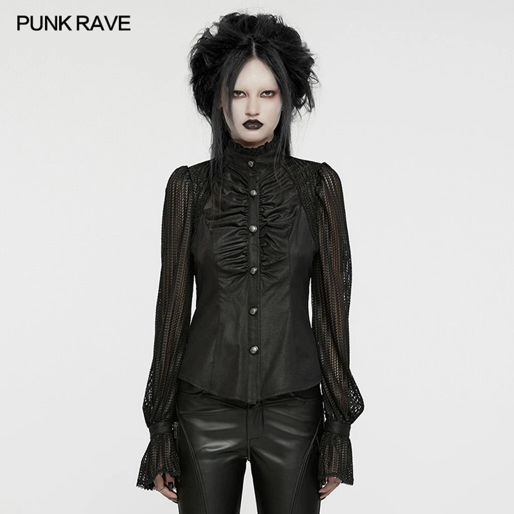 Punk Rave Gothic Blouse Tops for Women for sale | eBay