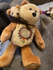 limited treasures coin bear Sacagawea And Pomp Bennie Baby