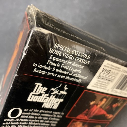 The Godfather Trilogy VHS I II III Vintage SEALED - Bild 7 von 7