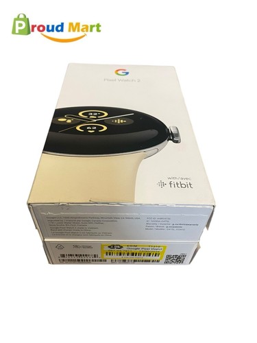 Google Pixel Watch 2 Polished Silver 41mm Smartwatch w/ Active Band Wi-Fi - Photo 7 sur 9