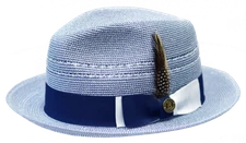 Bruno Capelo The Ricardo RI-283 Straw Hat Navy/White