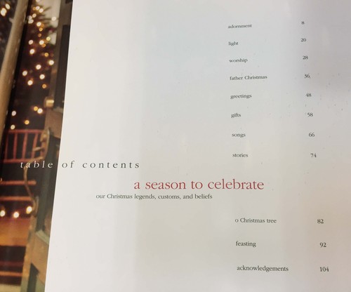 Hallmark A Season To Celebrate Book Christmas Legends Customs Beliefs BH&G - Imagen 3 de 6