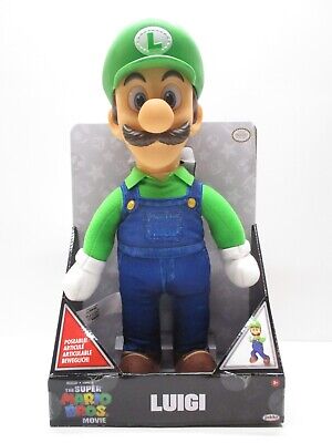 Nintendo The Super Mario Bros. Movie Luigi Poseable Plush