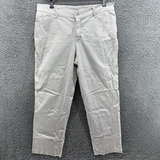 Lee Relaxed Fit Straight Leg At The Waist Denim White Jeans Women  s 16M