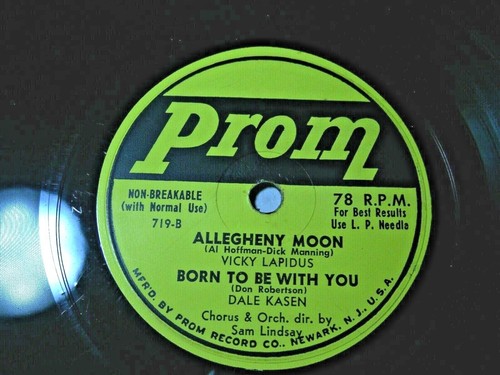 RARE PROM 78 RPM 1954 BALLOONS RED BLUE 4 BIG HITS 49 CENTS RECORD & SLEEVE 719B - Picture 3 of 5