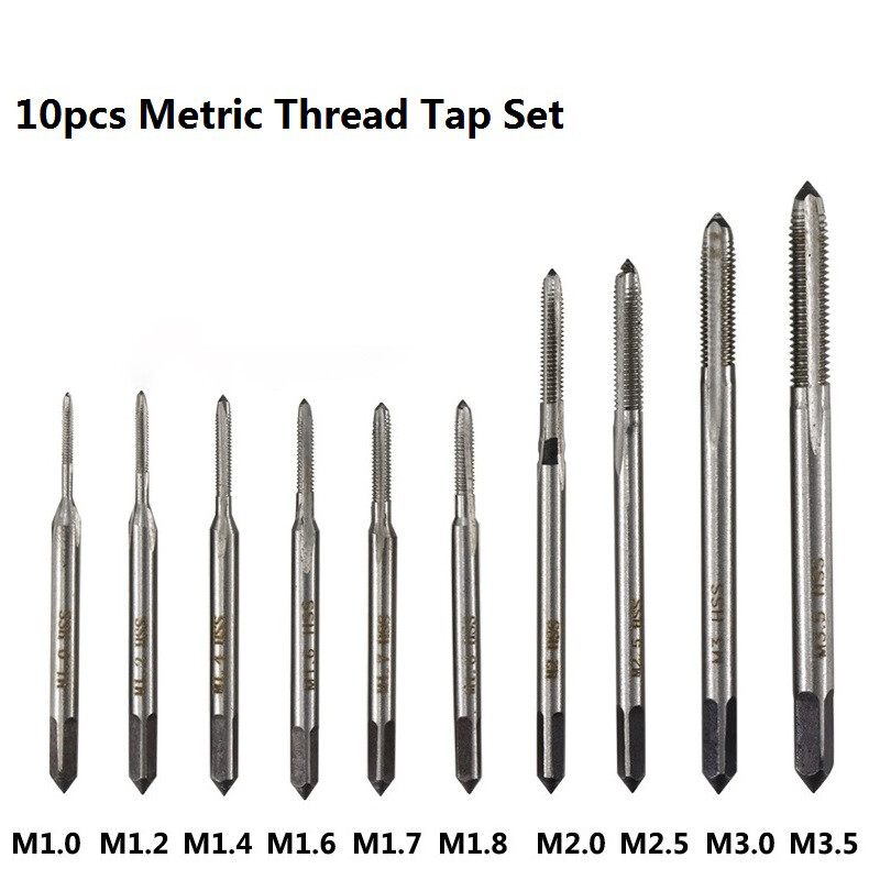 11 Pezzi Mini Maschi, Maschi Filettati Da M1 A M3,5 Maschi Manuali Per Orologi Maschiatura 98355428