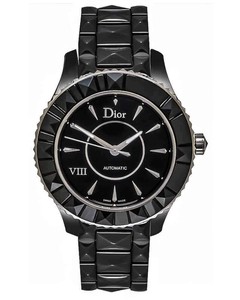 dior black ceramic watch