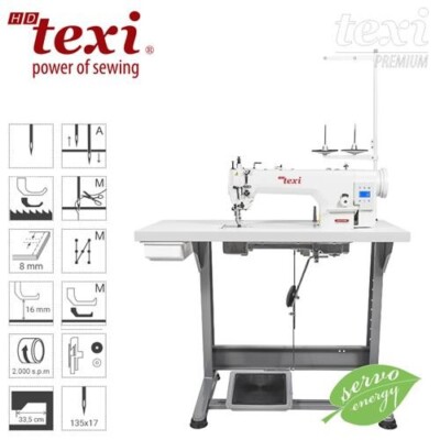 TEXI WALKER WF SERVO PREMIUM - 1-needle lockstitch, dual feed, DD, heavy - set