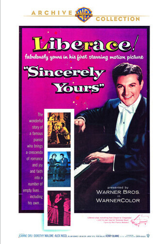 SINCELERY YOURS DVD LIBERACE VERY GOOD - Picture 1 of 1