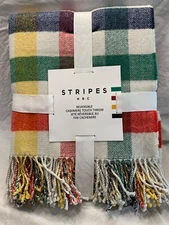 Hudson's Bay Company HBC Stripes Reversible Cashmere Touch Throw