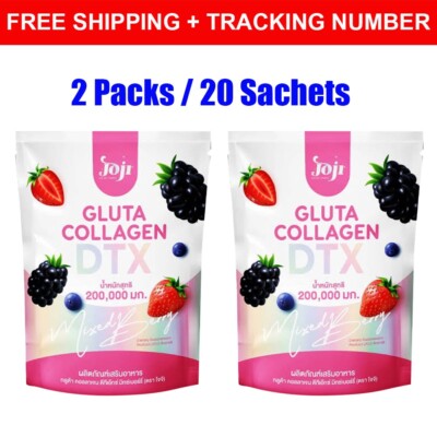2x JOJI Gluta Collagen DTX Fiber SECRET YOUNG Skin Fiber Mixed Berry 200,000MG