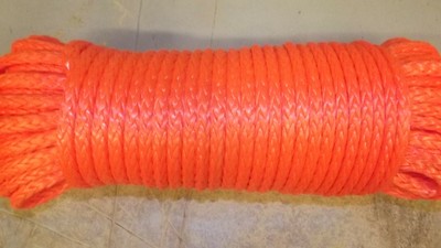 12-Strand Braid Synthetic Pulling Rope NEW 3//8/"x 10/' Dyneema Winch Line