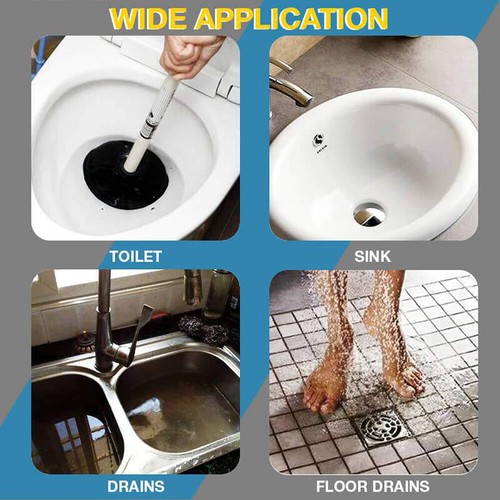 Spring Sewer Dredge Drain Sink Thread Guide Pipes Toilet Dredge Artifact Tools - Picture 8 of 16