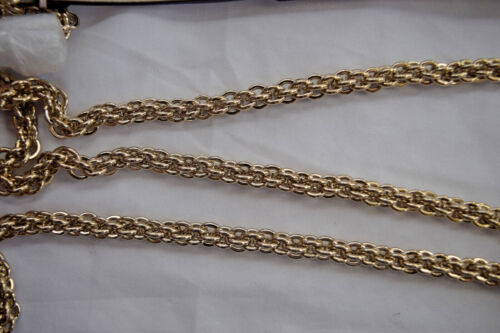 "Valentino Borsa Hardware Catena Pelle/Tono Oro 53"" X 0,45" - Foto 5 di 10