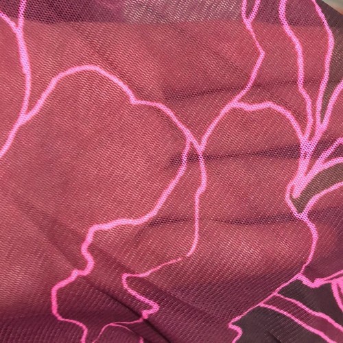 Les Serein Stitch Fix Blumenmuster V-Ausschnitt Netzoberteil klein neu mit Etikett - Bild 5 von 7