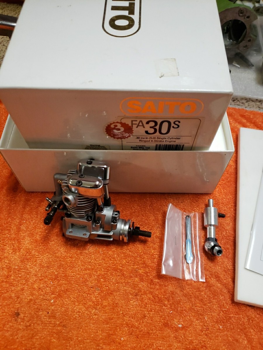 Saito Engine - Saito FA-30 S - FA 30S 4C MOTOR - NIB | eBay