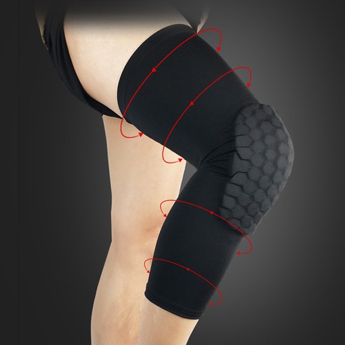 Elastico Protezioni Sportive Outdoor Basket Ciclismo Elastico Gambe Scaldamuscoli - Foto 5 di 18