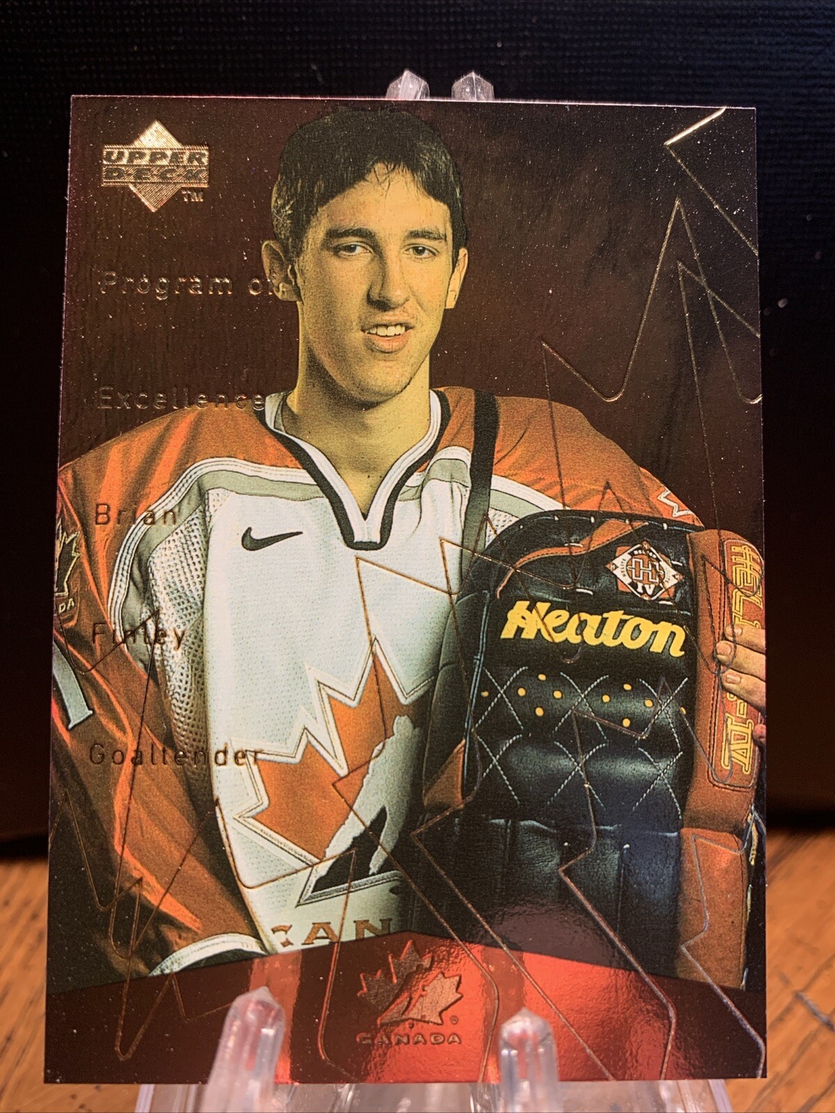 Brian Finley 1998-99 Upper Deck Gold Reserve Rookie RC Card #391