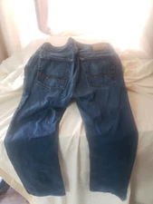 American Eagle Men's Jeans Low Boot Cut Blue Denim 30 x 30 Pre-Owned 
