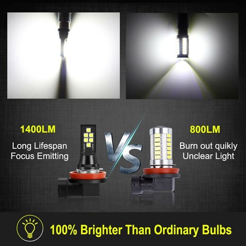 Nueva bombilla LED púrpura 2x 880 brillante mejorada SMD 3030 reemplazo directo de luz antiniebla - Imagen 9 de 11