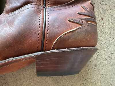 Bottes en cuir western - Marron
