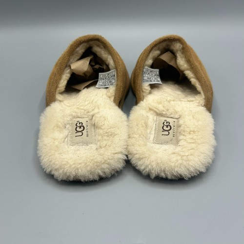 UGG Scuff Slipper Men's Slip on Chestnut Suede Sheepskin Casual Mule Size 7 - Picture 5 of 9