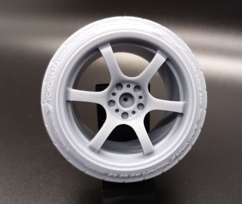 1/12 grammes lumières roues 57D et pneus Advan - Fujimi R32 Skyline GTR - imprimé en 3D - Photo 1/8