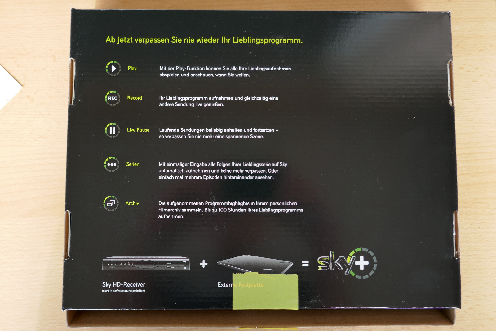 SKY externe Festplatte EHD100SD 160 GB Receiver für Humax Pace eBay