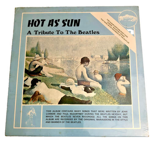 Beatles Tribute Original Marauders Hot As Sun to the Pied Piper Records 12" LP B